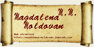 Magdalena Moldovan vizit kartica
